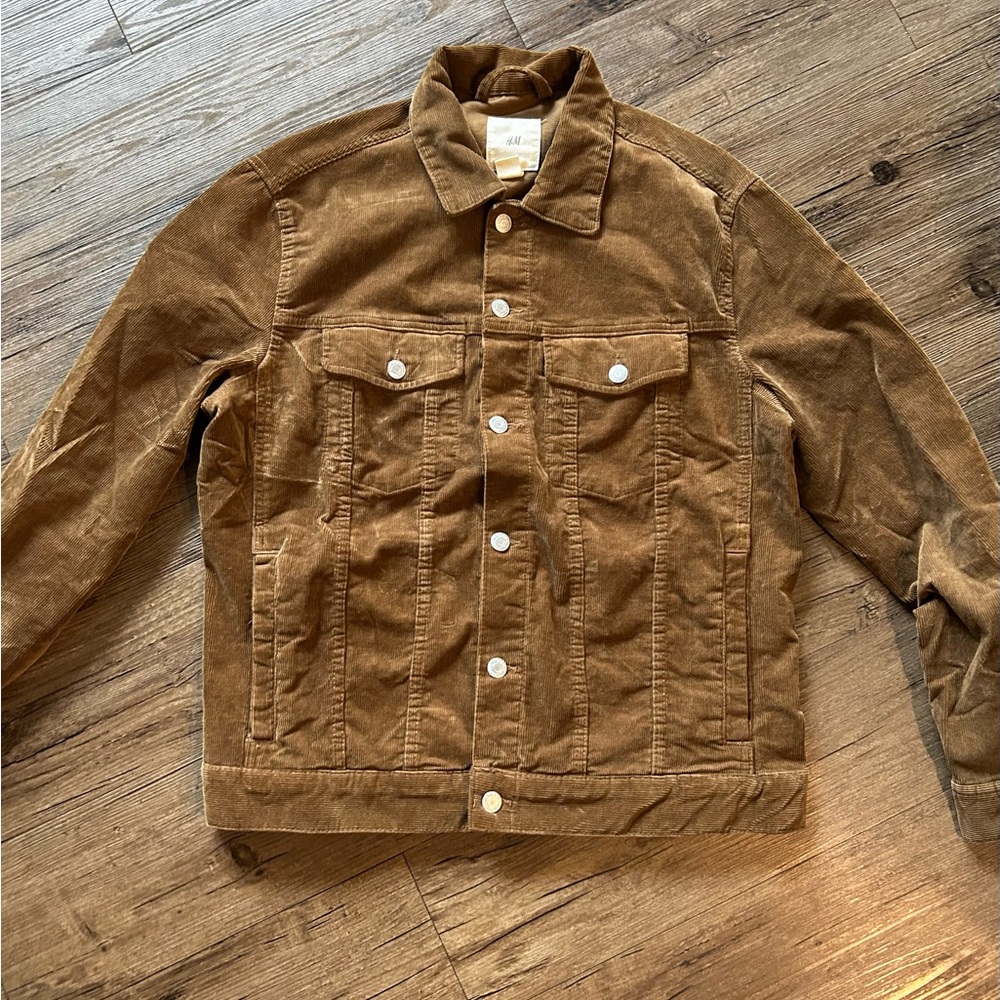 H&M Size: M Tan Corduroy Jacket